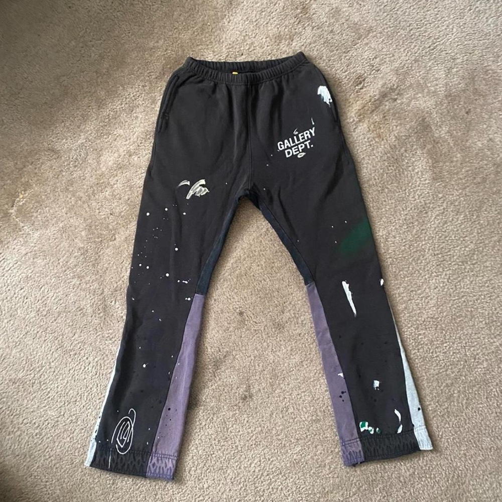 Gallery Dept Black Flare Sweatpants